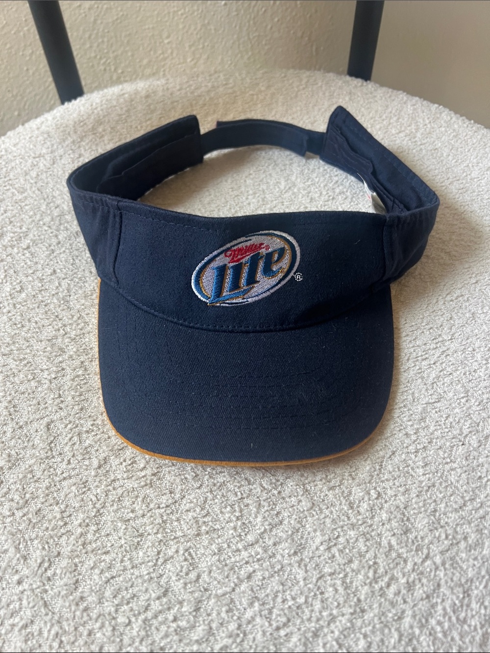 Miller Lite Navy Embroidered Visor